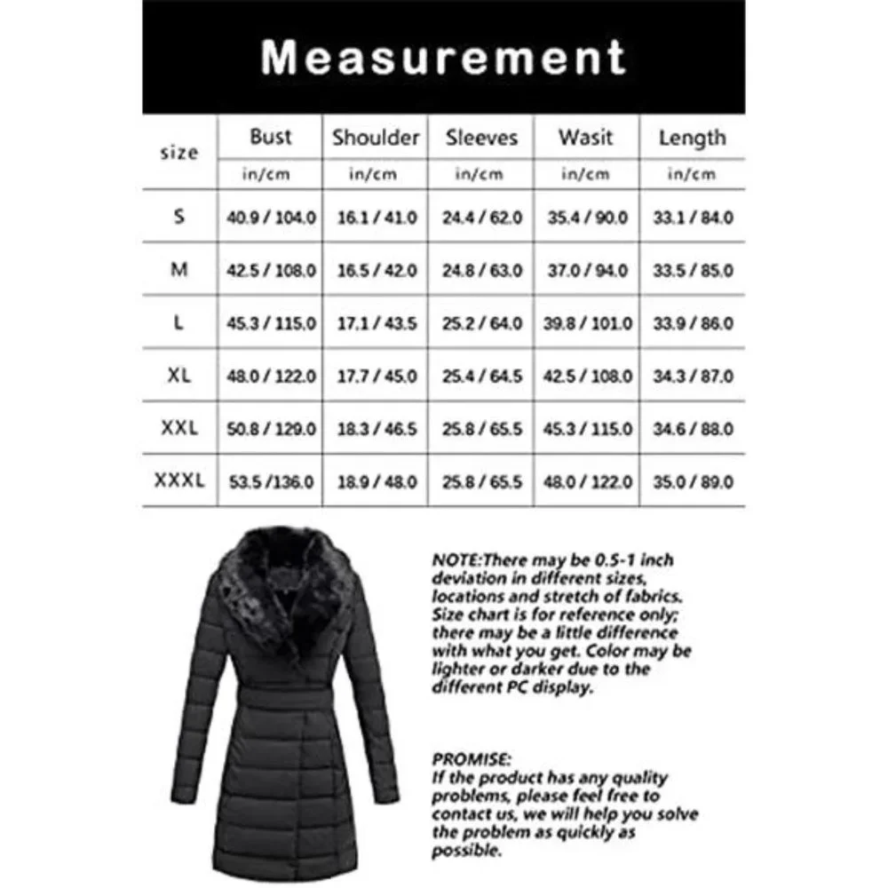 Women's Puffer Jacket Faux Leather Bubble Padding Sherpa-Lined Coat, Black - Picture 6 of 6